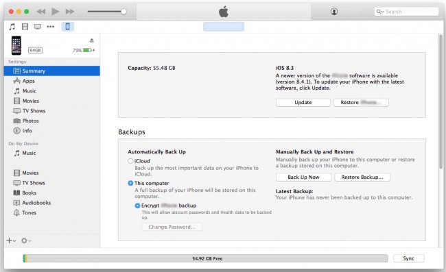 Transfer Music from Mac to iPod with iTunes-Launch iTunes