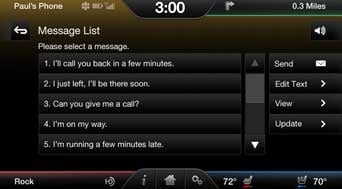 Ford sync iPhone - Schritt 2 des Empfangs von iPhone Textnachrichten mit Ford Sync