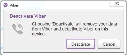 step 6 to change Viber number on PC
