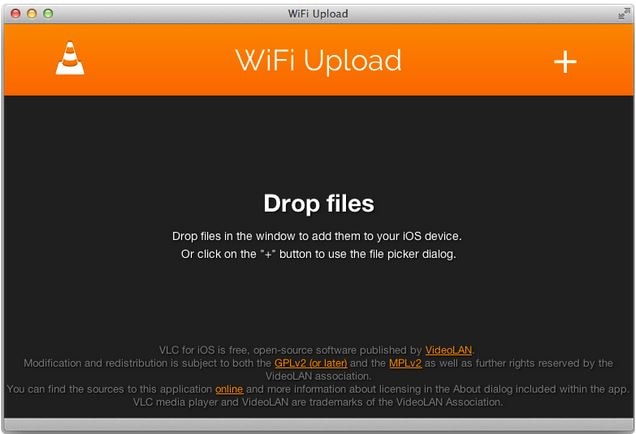 Tipps zur Verwendung von VLC für iPhone - WLAN Upload