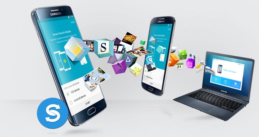 Backup Samsung Files to Galaxy S8-Samsung smart switch