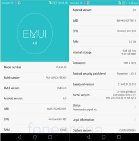 Actualiza a Android 6.0 un Huawei