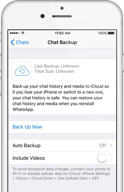 Sauvegarde et récupération directe des messages WhatsApp