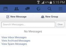 display other facebook messages