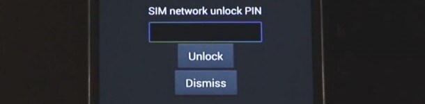 sim network unlock pin