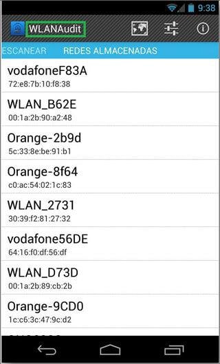 encontrar la contraseña de wifi en la auditoría de iphone-WLAN