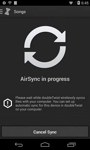 Música do iTunes no Android -AirSync