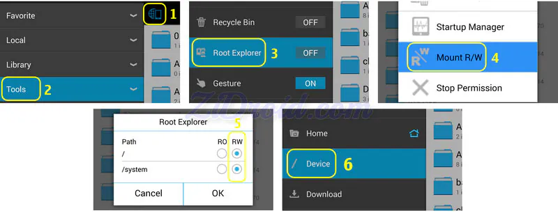 Reparar Android travado no modo de fábrica