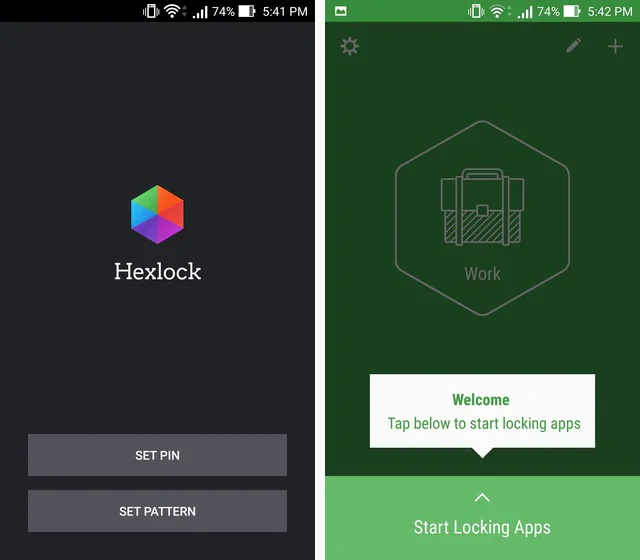 lock photos in android