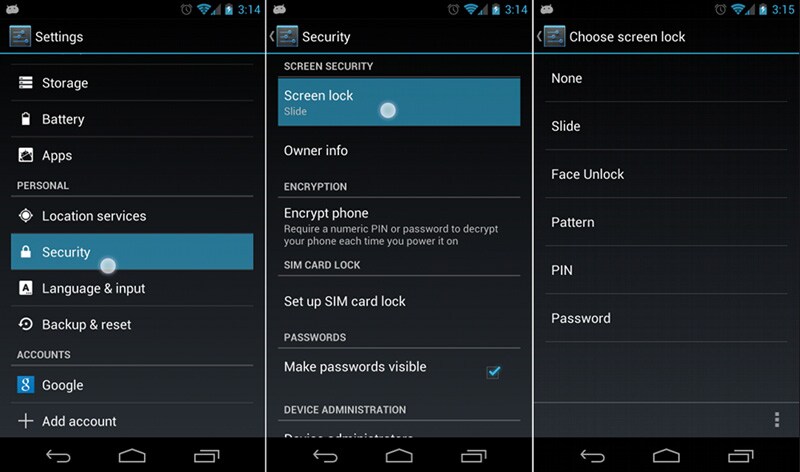 Lock Screen Settings On Your Android Lock Screen Settings On Your Android
