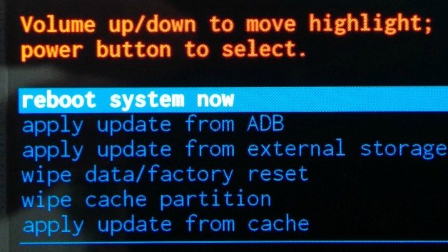 reboot system