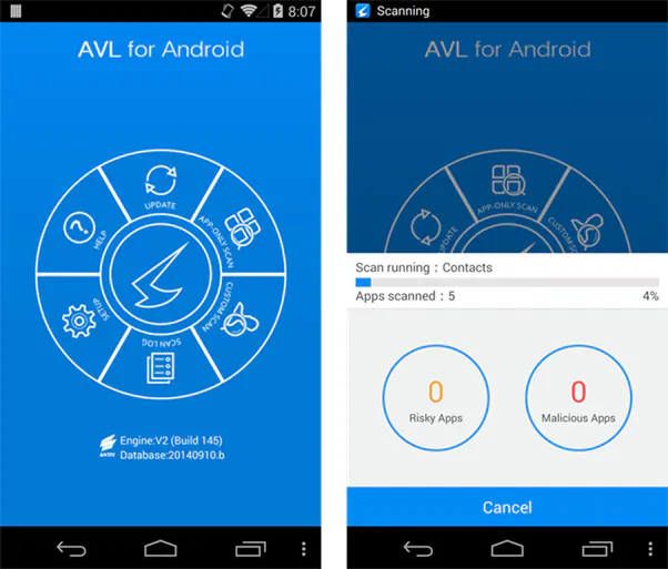 Top 1 des antivirus pour Android