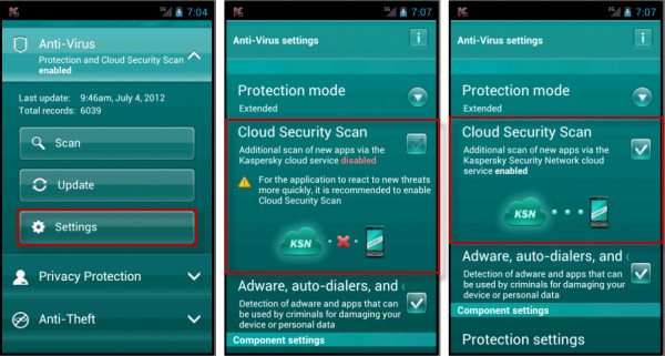 Top 5 des antivirus Android