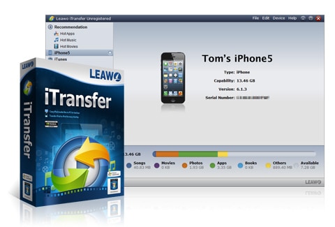 como transferir aplicativos do iPad para iPad- Leawo iTransfer