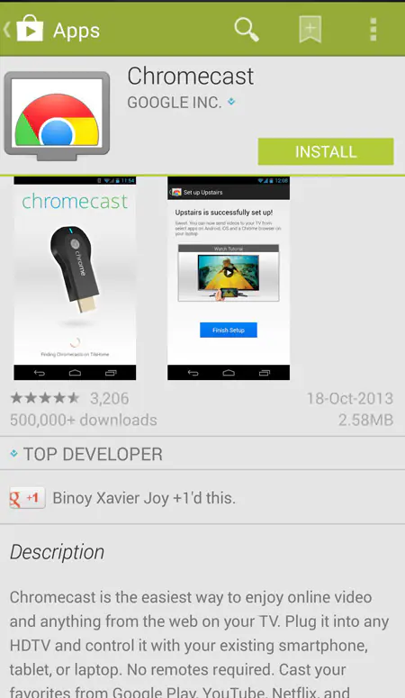 mirror je Android scherm naar PC met Chromecast