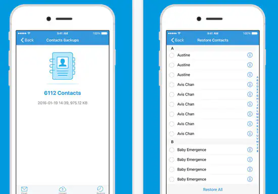 iOS backup app - Data Recovery and Backup