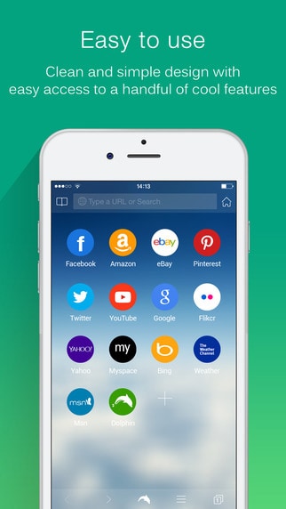 iphone internet explorer alternativen - Dolphin Browser