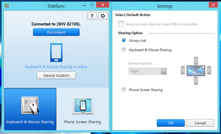 Samsung Sidesync