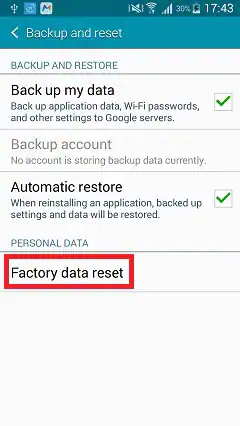 factory reset huawei phone