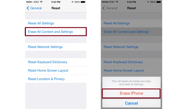 factory reset iphone tips