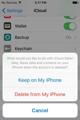 sign in to Change iCloud Account