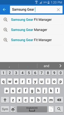 guía de samsung gear manager