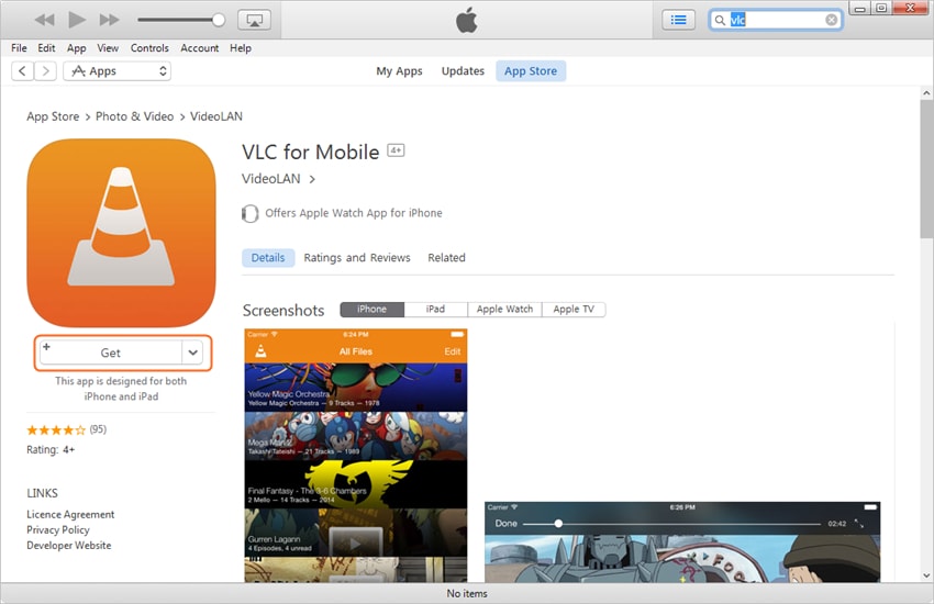 Consejos para usar VLC para iPhone - Descargar VLC para iPhone a la Computadora