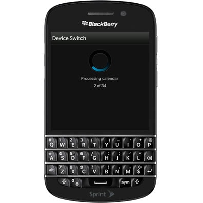 transferir dados do Android para o BlackBerry-09