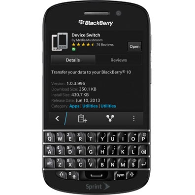  transférer des données d'Android vers le BlackBerry -04