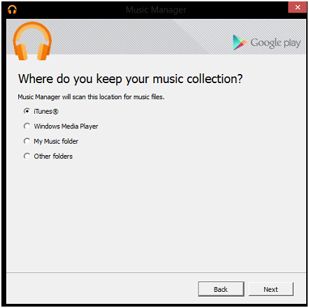 Como transferir músicas do iTunes para o Android - Selecione o iTunes