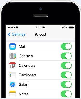 backup iPhone notes with iCloud