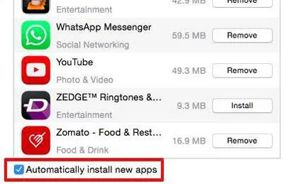 reinstall purchased apps on iTunes