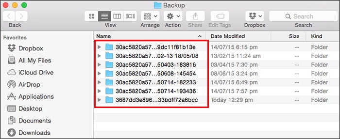 how to backup iPhone on Mac
