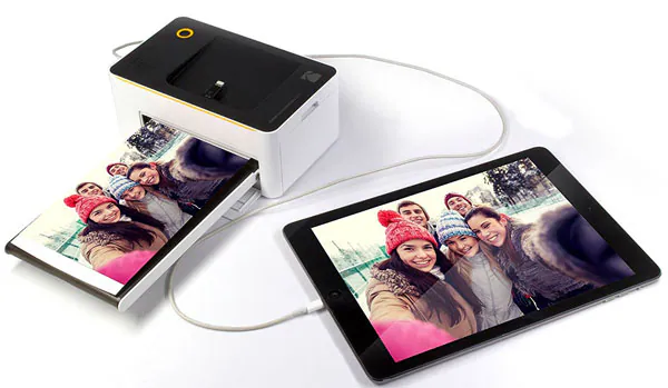 Kodak Mini Portable Mobile Instant Photo Printer - Wi-Fi & NFC Compatible -  Wirelessly Prints 2.1 x 3.4 Images, Advanced DyeSub Printing Technology