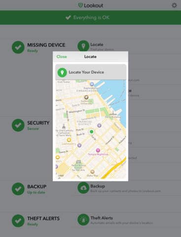 Aplicaciones de seguridad para el iphone - Lookout