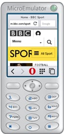 mobile emulator-Opera Mini