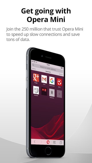 iphone internet explorer alternativen - Opera Mini Browser