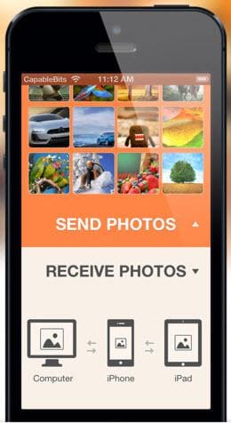 تطبيق نقل الصور على iphone