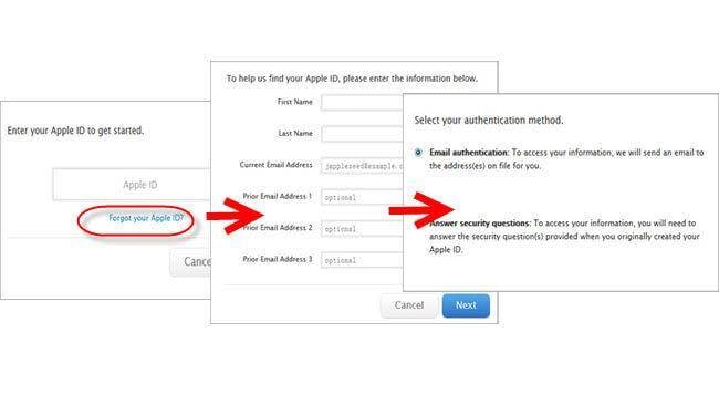 how to recover icloud password