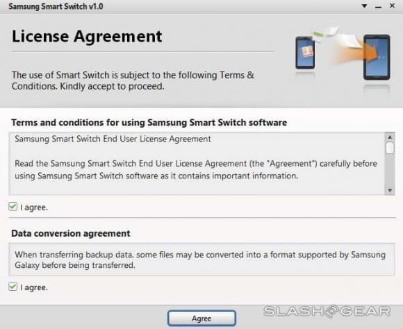 Download en start Samsung Smart Switch