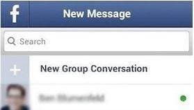 search facebook messages on android-go to facebook messages