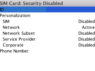 sim lock uitgeschakeld