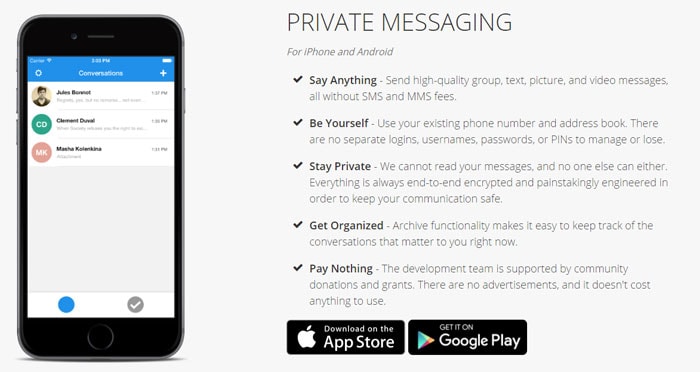 send anonymous text messages websites