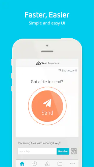 Send Anywhere para enviar archivos de gran tamaño desde el iphone