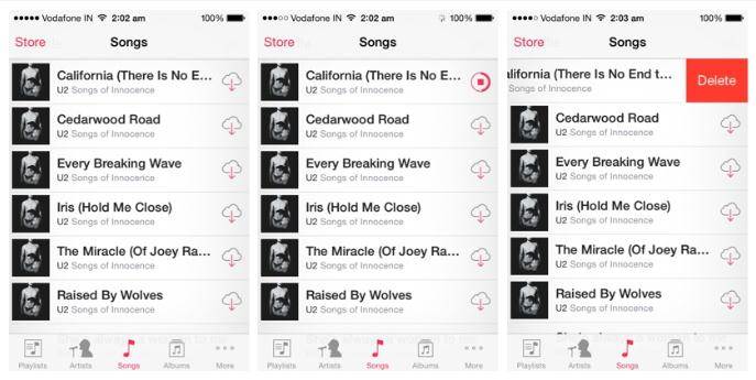 how to delete songs from iCloud 02