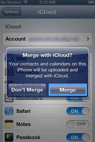 step 6 to Sync iPhone to iCloud