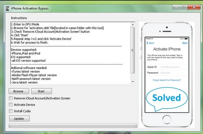remove icloud activation tool