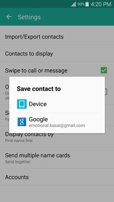 Transfer contacts from Samsung to Samsung-image for step 13