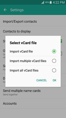 Transfer contacts from Samsung to Samsung-image for step 14