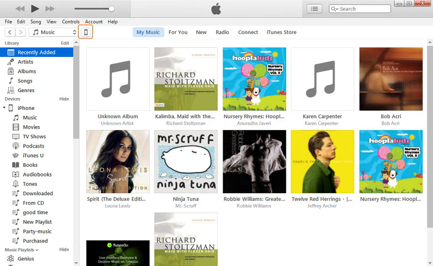 Transfer MP3 to iPhone via iTunes